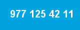 977 125 42 11 977 125 42 11